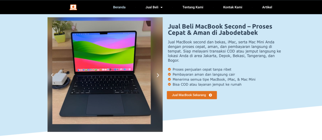 Tempat jual macbook