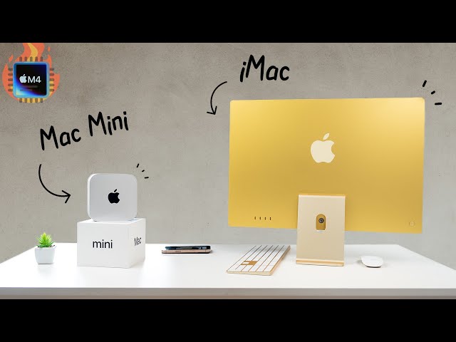 mac mini and imac comparison